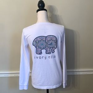 Ivory Ella Tee. Size M